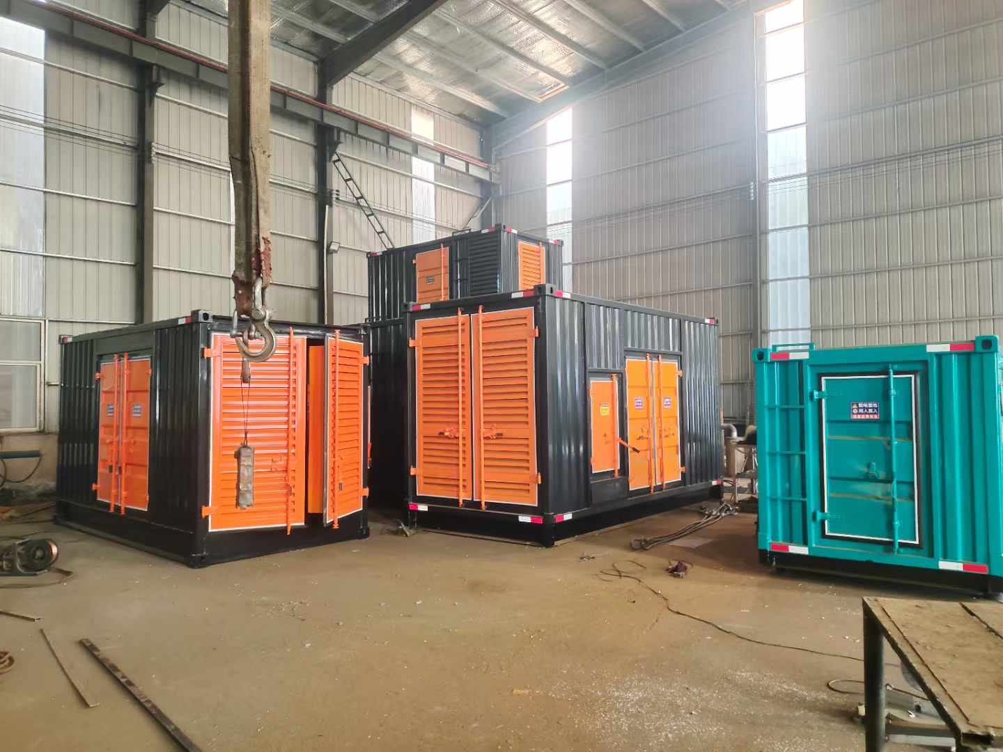广丰500kw柴油发电机组可以带动多少功率设备？